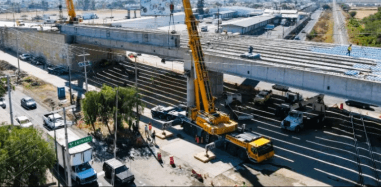 Here is Line 4 Train Progress