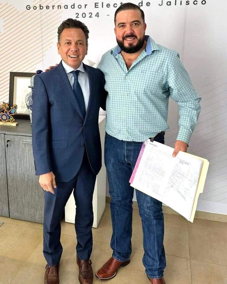 Jocotepec Mayor ‘Bombín’ Meets with Governor-Elect Pablo Lemus